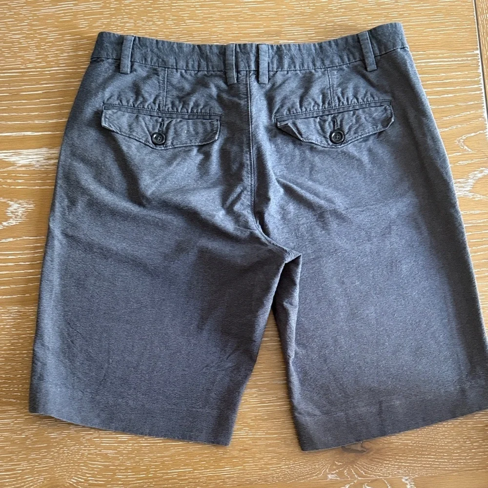 Express Charcoal Flat Front Shorts